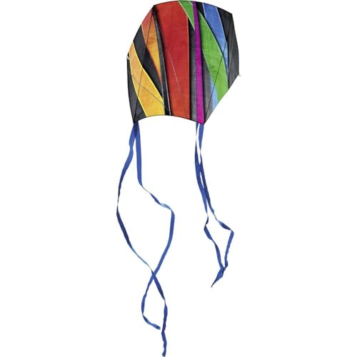 Günther Flugspiele 1251 - Einleiner-Drachen Fantasy Sled Kite, ca. 82 x 61 cm, Kinderdrachen aus robustem Polyester, für Kinder ab 6 Jahren, inkl. Griff und Drachenschnur von GÜNTHER FLUGSPIELE