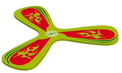 GÜNTHER FLUGSPIELE 1543 - Mc Squeezy Boomerang, aus weichem EVA-Material, Indoor Bumerang, fliegt 1 - 3 m weit, Spielspaß für Kinder und Erwachsene, Farblich Sortiert von GÜNTHER FLUGSPIELE