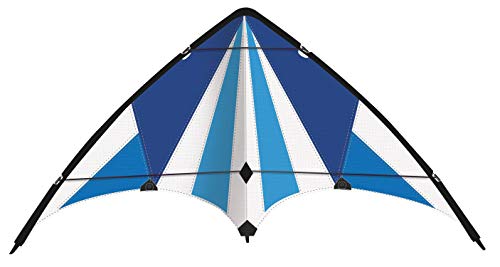 Günther Flugspiele 1083 - Sportlenkdrachen Blue Loop, ca. 130 x 69 cm, Drachen aus reißfestem Ripstop-Polyester, für Kinder ab 8 Jahren, inkl. hochwertigen Schnüren auf Lenkrollen Günther Flugspiele 1083 - Sportlenkdrachen Blue Loop, ca. 130 x 69 cm, Drachen aus reißfestem Ripstop-Polyester, für Kinder ab 8 Jahren, inkl. hochwertigen Schnüren auf Lenkrollen von GÜNTHER FLUGSPIELE