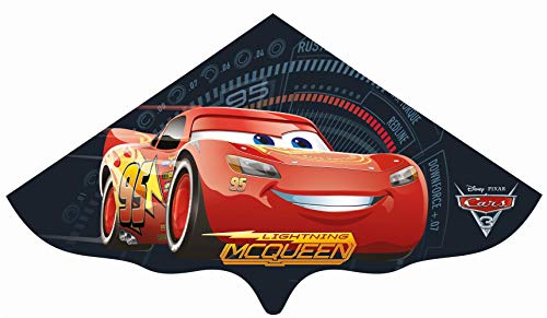 Paul Günther 1183 - Kinderdrachen mit Disney Pixar Cars Motiv, Einleinerdrachen aus robuster PE-Folie mit verstellbarer Drachenwaage, für Kinder ab 4 Jahren mit Wickelgriff und Schnur, ca. 115 x 63 cm groß Paul Günther 1183 - Kinderdrachen mit Disney Pixar Cars Motiv, Einleinerdrachen aus robuster PE-Folie mit verstellbarer Drachenwaage, für Kinder ab 4 Jahren mit Wickelgriff und Schnur, ca. 115 x 63 cm groß von GÜNTHER FLUGSPIELE