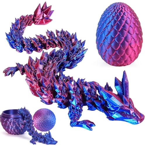 GUIANLOU 3D Drachenfiguren Im Drachenei Realistische Beweglicher Drachen 3D Gedrucktes Drachenei Mit Drache Bewegliche Drachenspielzeuge Dracheneier Wohnkultur Geheimnisvolle Drachen Spielzeug GUIANLOU 3D Drachenfiguren Im Drachenei Realistische Beweglicher Drachen 3D Gedrucktes Drachenei Mit Drache Bewegliche Drachenspielzeuge Dracheneier Wohnkultur Geheimnisvolle Drachen Spielzeug von GUIANLOU