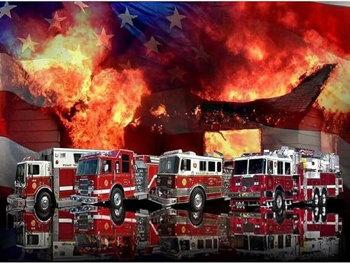 Rotes Feuerwehrauto mit amerikanischer Flagge, 500 Teile, Holzpuzzle für Erwachsene, pädagogisches Zubehör, Spielzeug für Teenager und Kinder, Holzpuzzle mit einzigartiger Form Rotes Feuerwehrauto mit amerikanischer Flagge, 500 Teile, Holzpuzzle für Erwachsene, pädagogisches Zubehör, Spielzeug für Teenager und Kinder, Holzpuzzle mit einzigartiger Form von GUICCW