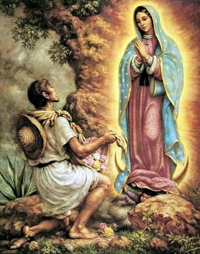 Virgen De Guadeloupe Virgin Mary Catholic Holzpuzzle Set, 500 Teile, Lernspielzeug, Farb- und Formgeschenke, kognitive Fähigkeiten, Holzlernen, Puzzle für Virgen De Guadeloupe Virgin Mary Catholic Holzpuzzle Set, 500 Teile, Lernspielzeug, Farb- und Formgeschenke, kognitive Fähigkeiten, Holzlernen, Puzzle für von GUICCW