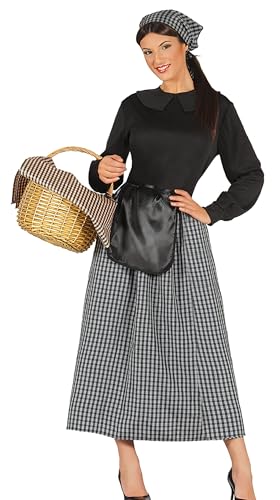 GUIRMA, S.A. Kastanien Verkäuferin Kostüm für Damen von FIESTAS GUIRCA