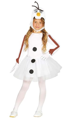 Schneefrau Tutu Kostüm für Mädchen T-3/4 Jahre von GUIRMA, S.A.