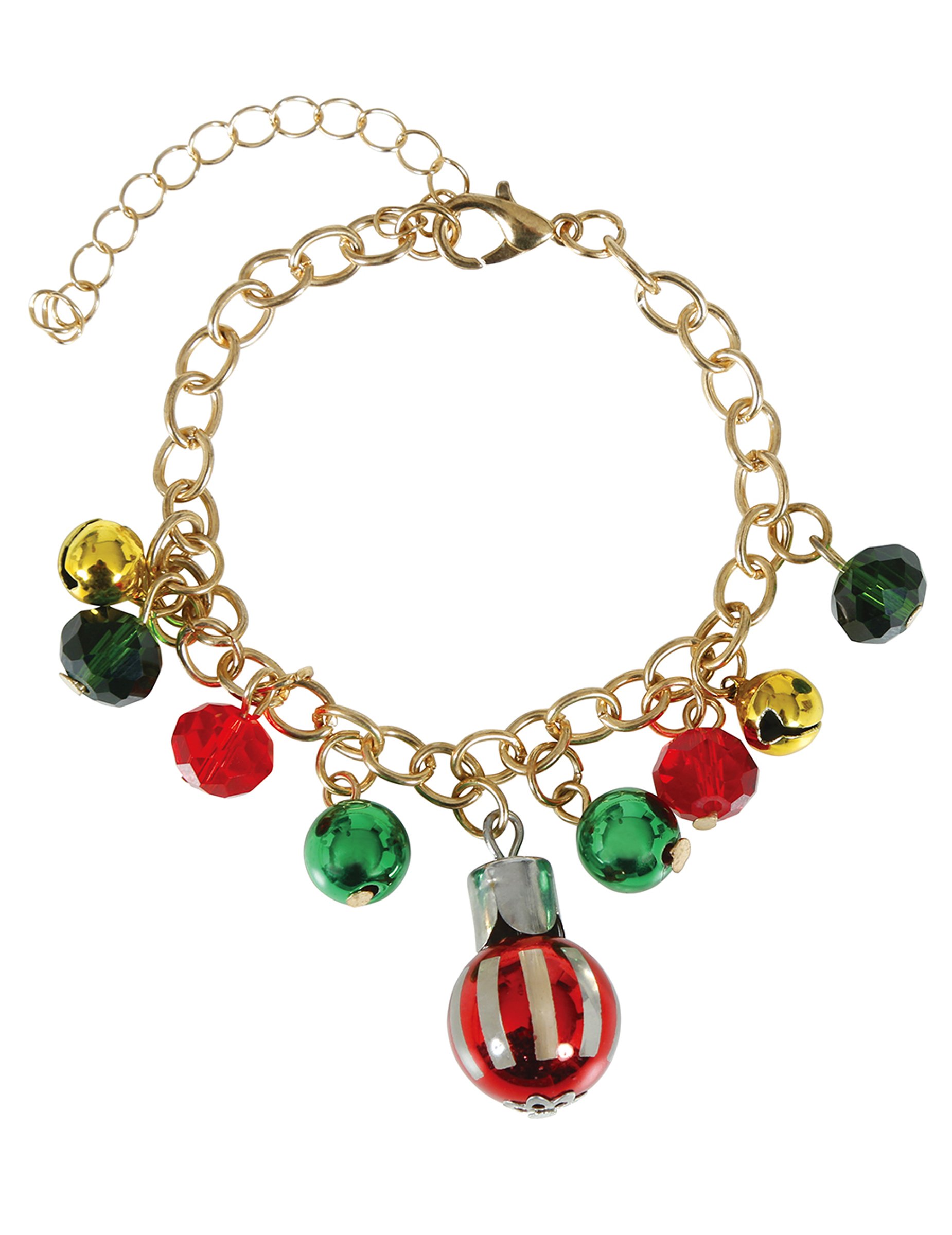 Armband mit Weihnachtskugeln aus Metall von GUIRMA