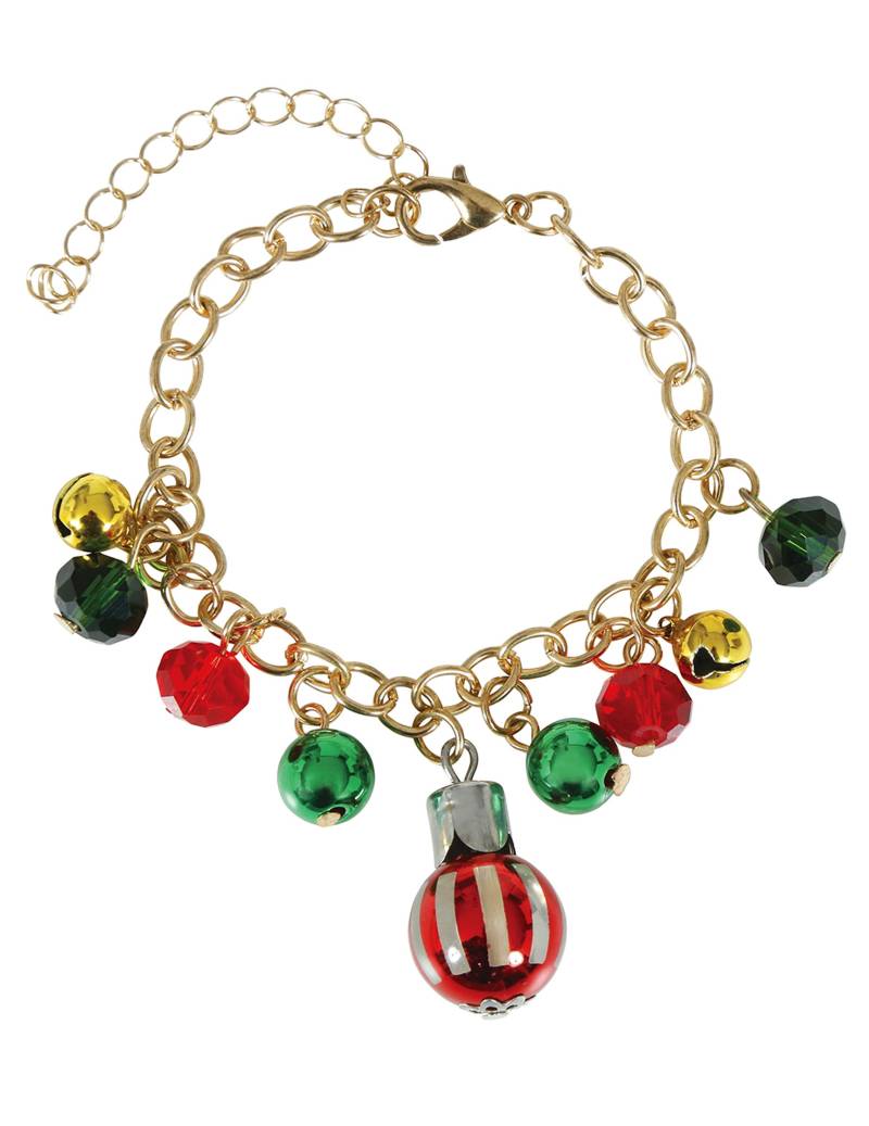 Armband mit Weihnachtskugeln aus Metall von GUIRMA