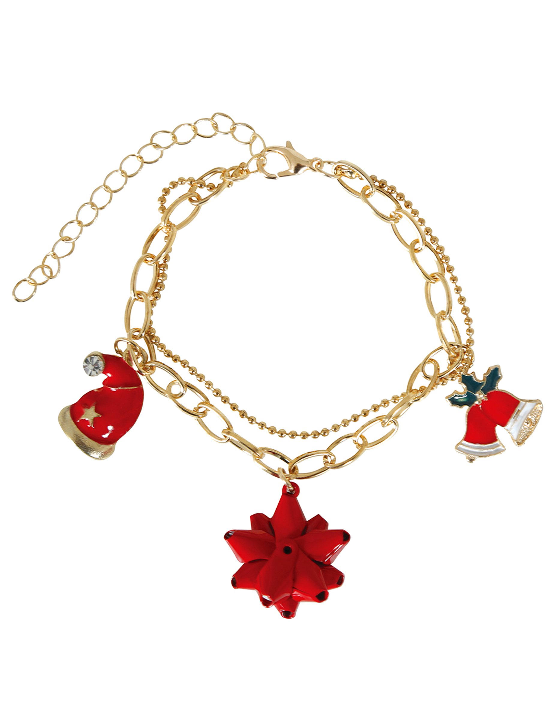 Armband mit Weihnachtsmotiven aus Metall von GUIRMA