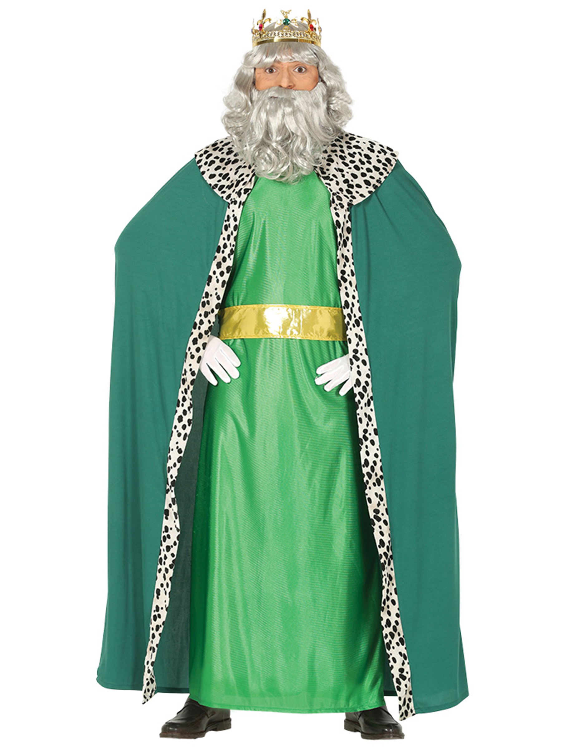 Caspar Kostüm für Herren Heilige-Drei-Könige Grün von GUIRMA