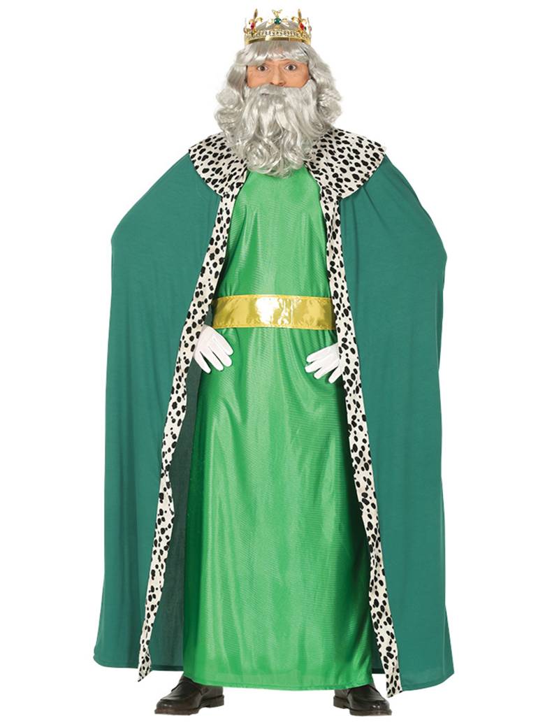Caspar Kostüm für Herren Heilige-Drei-Könige Grün von GUIRMA