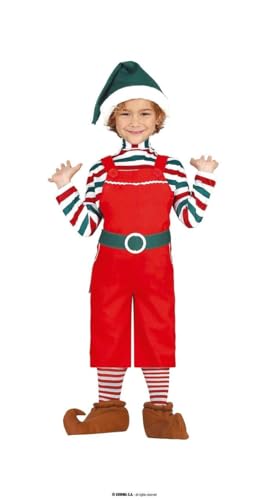 Guirma Kostüm Elfe Arbeiter Helfer Weihnachtsmann Kind (3-4 Jahre) von GUIRMA