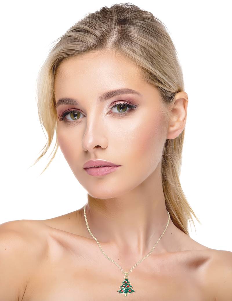 Halskette Weihnachtsbaum aus Metall von GUIRMA