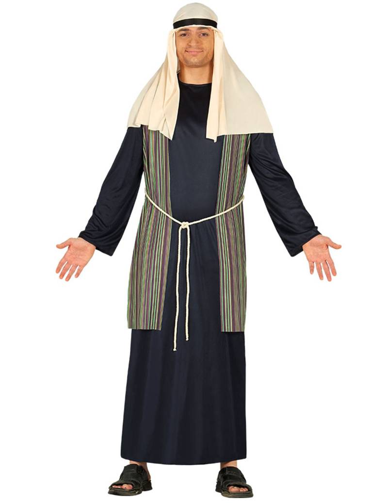 Hirten-Kostüm für Herren Weihnachtskostüm blau-weiss Hirten-Kostüm für Herren Weihnachtskostüm blau-weiss von GUIRMA