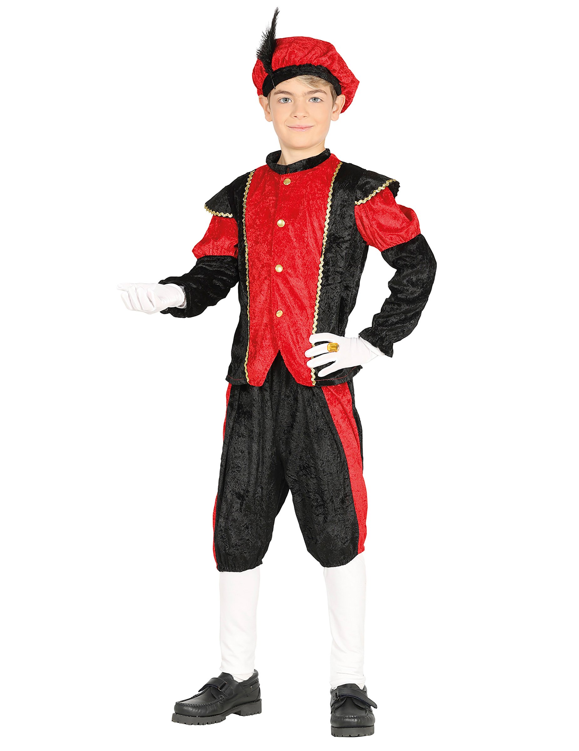 Knecht Ruprecht Kostüm für Kinder in rot und schwarz Knecht Ruprecht Kostüm für Kinder in rot und schwarz von GUIRMA