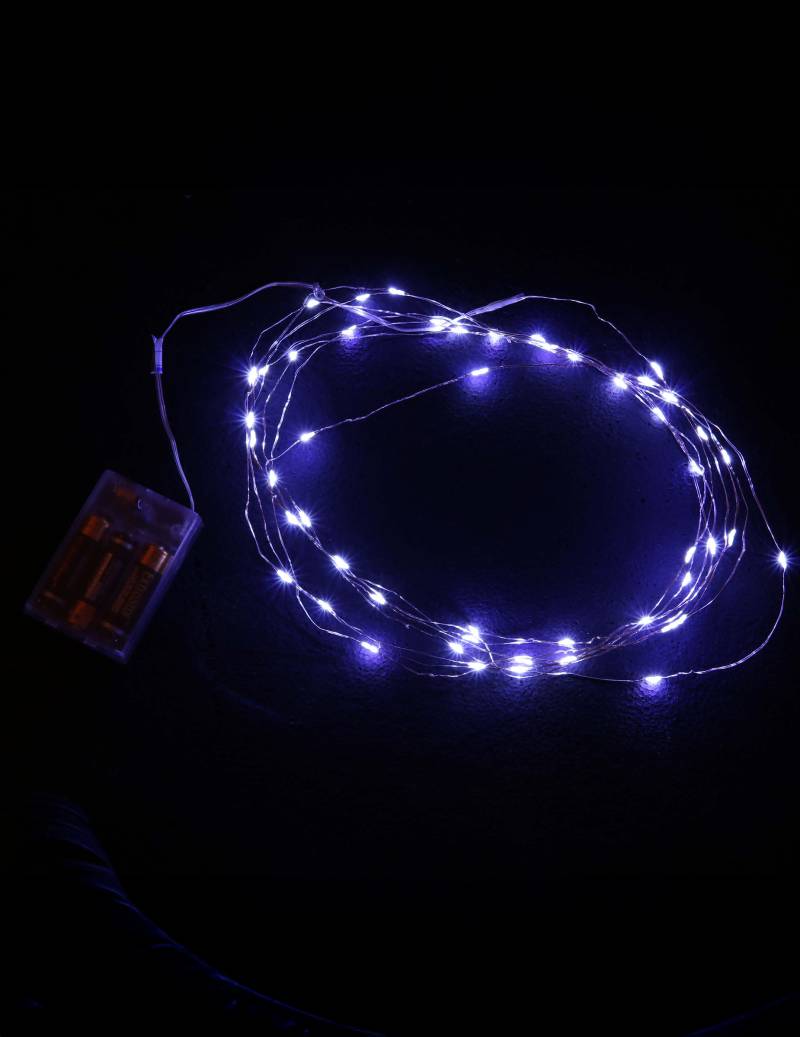 Lichterkette Weihnachtsbaum-Deko weiss 5 m von GUIRMA