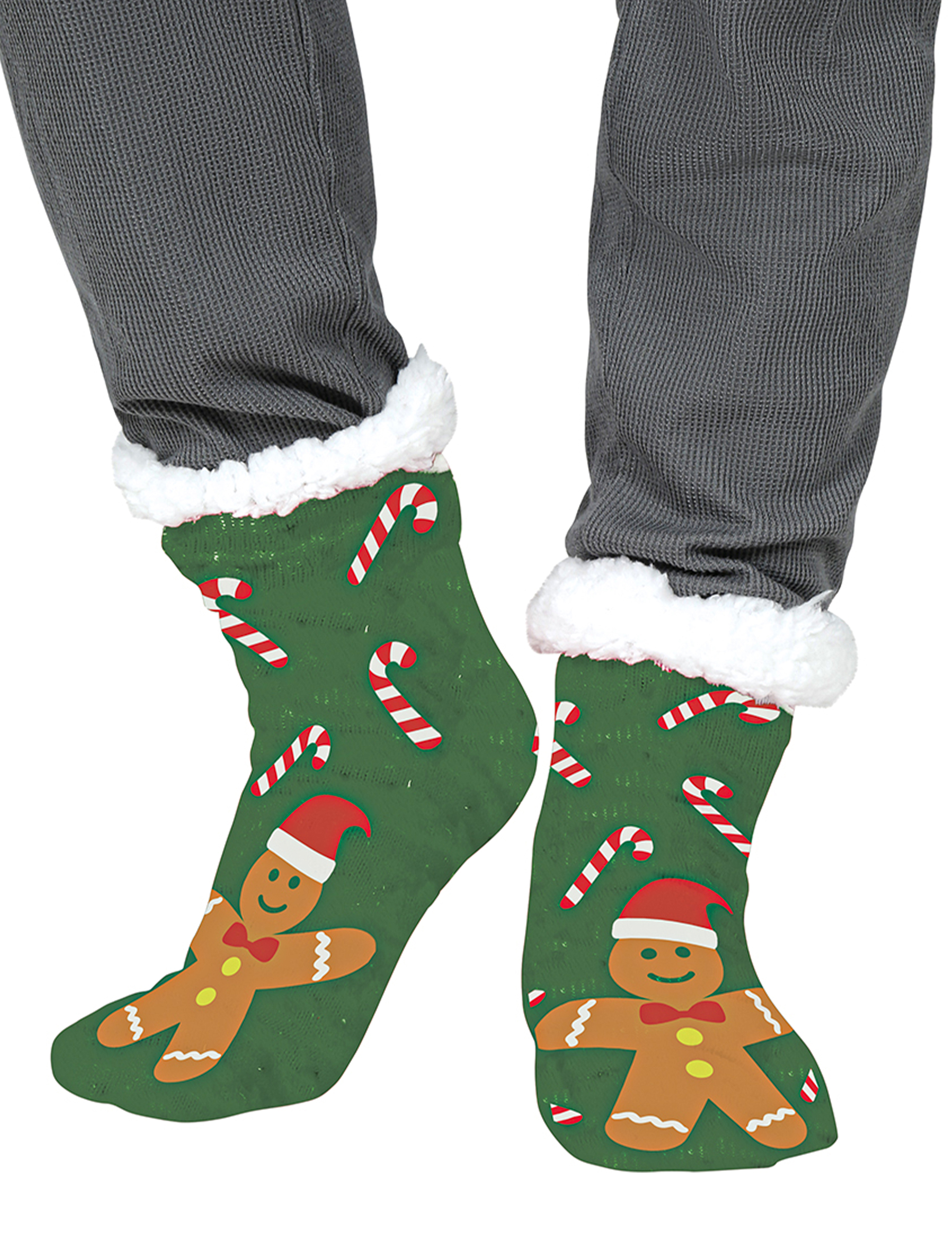 Thermosocken mit Lebkuchenmann Motiv Erwachsene von GUIRMA