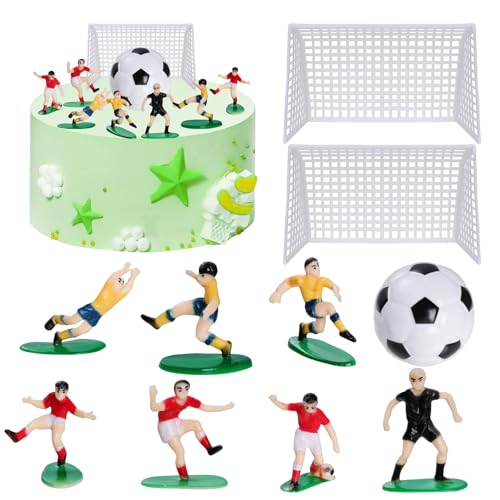 Fussball Tortendeko, Fußball Geburtstagstorte Dekoration, Fußball Cupcake Topper, Fussball Torten Deko Geburtstag Kinder, Fußball Spieler Tortenaufleger Deko, für Männer Junge Geburtstag Party (B) Fussball Tortendeko, Fußball Geburtstagstorte Dekoration, Fußball Cupcake Topper, Fussball Torten Deko Geburtstag Kinder, Fußball Spieler Tortenaufleger Deko, für Männer Junge Geburtstag Party (B) von GUIZIYAO