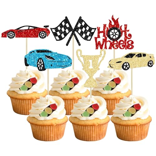 Tortendeko Auto, Tortendeko Auto Geburtstagstorte, 24 Stück Cupcake Toppers, Geburtstag Tortendeko Cars, Tortendeko Kindergeburtstag, für Motto Party, Babyparty, Geburtstag Partyzubehör Tortendeko Auto, Tortendeko Auto Geburtstagstorte, 24 Stück Cupcake Toppers, Geburtstag Tortendeko Cars, Tortendeko Kindergeburtstag, für Motto Party, Babyparty, Geburtstag Partyzubehör von GUIZIYAO