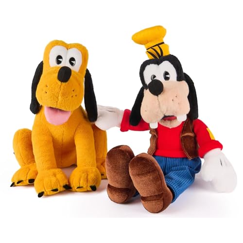 Disney Offizieller Goofy and Pluto Classic Plüsch, Mickey und Friends, Deluxe Collector Stofftier, 35,6 cm Andenken-Set Disney Offizieller Goofy and Pluto Classic Plüsch, Mickey und Friends, Deluxe Collector Stofftier, 35,6 cm Andenken-Set von GUND