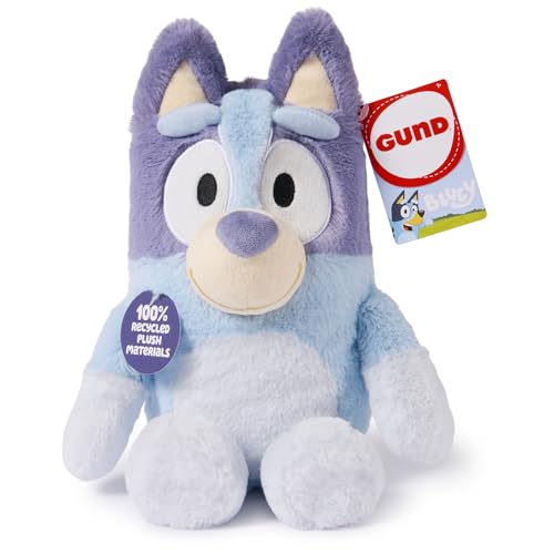 GUND Bluey Nachhaltig weicher Plüsch, hergestellt aus recycelten Materialien, Stofftiere für Kinder & Kleinkinder, blau, 33 cm GUND Bluey Nachhaltig weicher Plüsch, hergestellt aus recycelten Materialien, Stofftiere für Kinder & Kleinkinder, blau, 33 cm von GUND