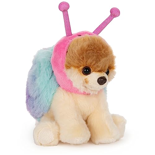 GUND Boo, The World's Cutest Dog, Itty Bitty Boo Snail #60, Stofftier Plüsch, Frühlingsdekoration, Rosa und Blau, 12,7 cm GUND Boo, The World's Cutest Dog, Itty Bitty Boo Snail #60, Stofftier Plüsch, Frühlingsdekoration, Rosa und Blau, 12,7 cm von GUND