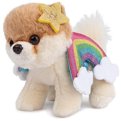 GUND Boo, The World's Cutest Dog Rainbow Plush Pomeranian Stuffed Animal for Ages 1 and Up, 12,7 cm von GUND
