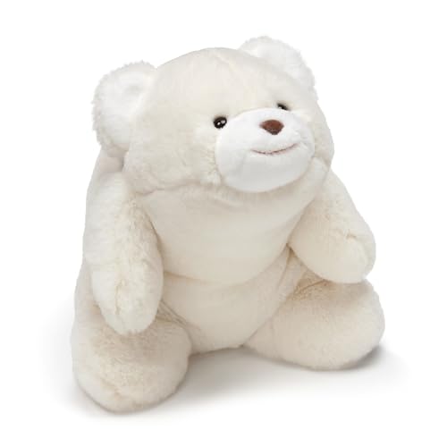 GUND Original Snuffles Teddybär, Premium Eisbär Stofftier ab 1 Jahre, Weiß, 25,4 cm von GUND