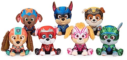 GUND PAW Patrol Der Mighty Kinofilm Plüschhund, 15 cm - original Plüschtier zum Kinofilm 2023, ideal zum Nachspielen der Kinoabenteuer, für Kinder ab 1 Jahr, Sortiert, Keine Vorauswahl möglich von GUND