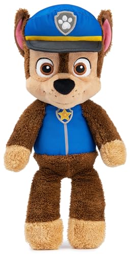 GUND PAW Patrol Schlenkerplüsch Chase, 30 cm - hochwertiges Plüschtier aus weichem Velours-Frottee mit gestickten Augen, original im Look der TV-Serie, für Kinder ab 1 Jahr von GUND