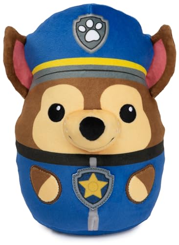 GUND PAW Patrol Trend Squishy Chase, 20 cm - hochwertiges Plüschtier zum Spielen und als Kissen verwendbar, im Original-Look der TV-Serie, empfohlen ab 1 Jahr von GUND