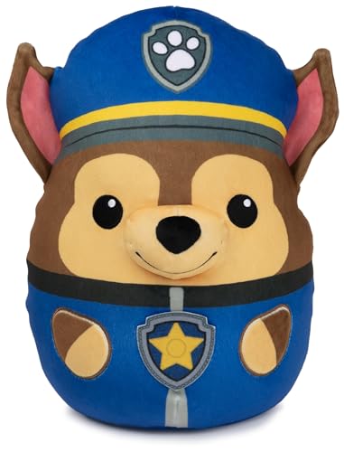 GUND PAW Patrol Trend Squishy Chase, 30 cm - hochwertiges Plüschtier und Kuschelkissen in einem, Geschenk für Kinder ab 1 Jahr von GUND