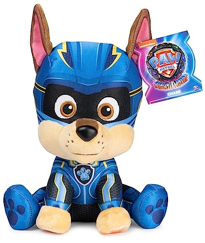 GUND PAW Patrol Der Mighty Kinofilm Chase, 23 cm - original Plüschtier zum Kinofilm 2023, ideal zum Nachspielen der Kinoabenteuer, für Kinder ab 1 Jahr von GUND