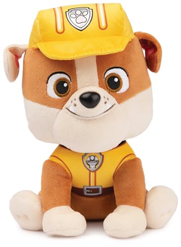 GUND PAW Patrol Rubble Plüschtier, 23 cm - hochwertiges Kuscheltier für Fans der beliebten TV-Serie, ab 1 Jahr empfohlen von GUND