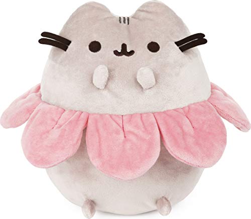 GUND Pink Flower Petals Pusheen Plüsch Stofftierkatze, grau und rosa, 24,1 cm GUND Pink Flower Petals Pusheen Plüsch Stofftierkatze, grau und rosa, 24,1 cm von GUND