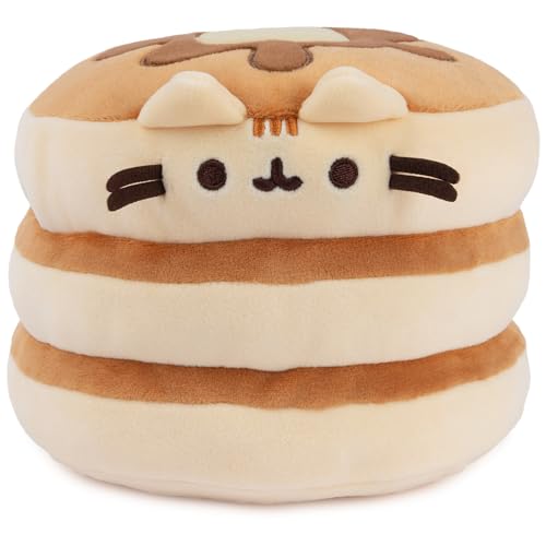 GUND Pusheen The Cat Pancake Squisheen Plüsch, Squishy Spielzeug Stofftier ab 8 Jahren, Braun, 15,2 cm von GUND