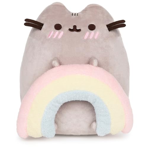 GUND Pusheen mit Regenbogen-Plüsch, Stuffed Tier für Ages 8 and Up, Grau/Regenbogen, 9.5 Zoll GUND Pusheen mit Regenbogen-Plüsch, Stuffed Tier für Ages 8 and Up, Grau/Regenbogen, 9.5 Zoll von GUND