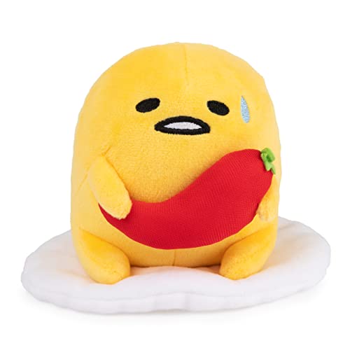 GUND Sanrio Gudetama The Lazy Egg Stuffed Animal, Spicy Gudetama Plush Toy for Ages 1 and Up, 5 inches von GUND