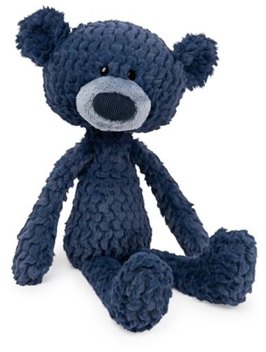 GUND Ripple Zahnstocher Teddybär, strukturiertes Plüschtier für Kinder ab 1 Jahren, 38,1 cm, Blau von GUND