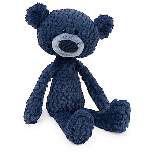 GUND Ripple Zahnstocher Teddybär, strukturiertes Plüschtier für Kinder ab 1 Jahren, 38,1 cm, Blau von GUND