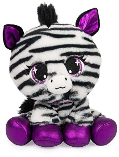 P.Lushes Designer Fashion Pets Alexia Zara Zebra Premium Stofftiere, Schwarz/Weiß, 15,2 cm von GUND