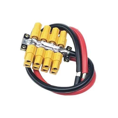 GUOFHUIO 1 STÜCKE 8CH 300A Stromverteilungsplatine Geschweißte Hochstrombatterie ESC PDB for XT60-Buchse 10AWG-Draht Landwirtschaftliche UAV von GUOFHUIO