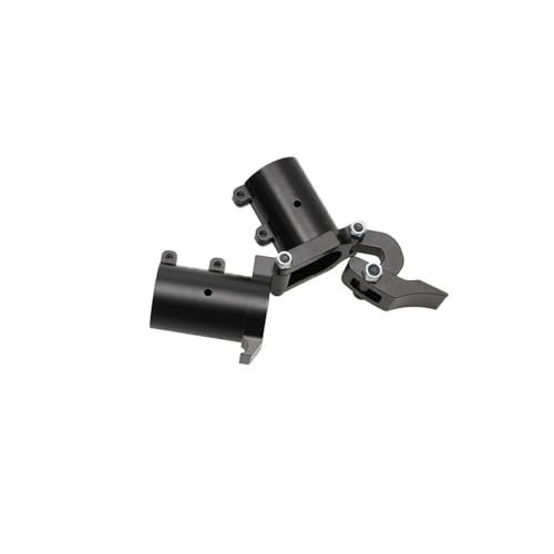 GUOFHUIO 1 STÜCKE Aluminiumlegierung D25 D28 D30 D35 D40mm Horizontaler Klapparm Carbonrohrverbinder Flach gefaltetes Stück for RC Landwirtschaft UAV(Black 25mm) von GUOFHUIO