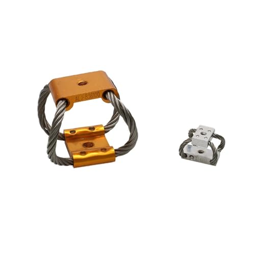 GUOFHUIO 1 STÜCKE M3 M6 RC UAV Luftaufnahmen Hochleistungsstahldrahtseilisolator Antivibrationsschock Gimbal Absorber Dämpfer(ALJ-834100) von GUOFHUIO