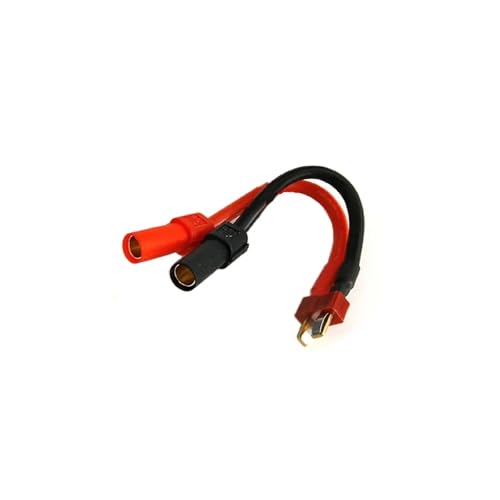 GUOFHUIO 1 STÜCKE Stecker Männlich Weiblich Stecker Batterie/ESC/Ladegerät Verbinden Adapter Kabel 12AWG Transfer Draht for XT150 zu XT60/T RC Drone(XT150 F to T Male) von GUOFHUIO