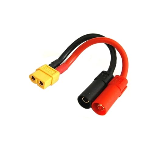 GUOFHUIO 1 STÜCKE Stecker Männlich Weiblich Stecker Batterie/ESC/Ladegerät Verbinden Adapter Kabel 12AWG Transfer Draht for XT150 zu XT60/T RC Drone(XT60 F to XT150 M) von GUOFHUIO