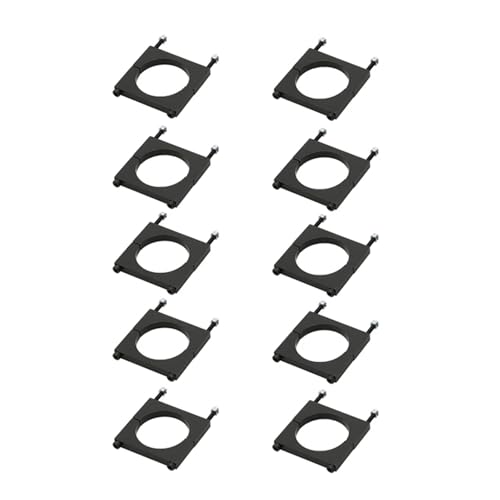 GUOFHUIO 10 STÜCKE Aluminiumlegierung 20 mm 22 mm 25 mm 28 mm 30 mm 35 mm 40 mm Rohrschelle Schlauchclip Carbonrohr Verbindungsstück for RC Plant UAV(Aluminum Black 35mm) von GUOFHUIO