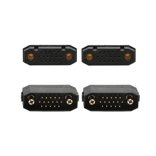 GUOFHUIO 2 Paar Stecker Männlich Weiblich 9 + 2 MPX-Anschluss VTOL Pro JX4 JX6 JX8 JX9 JX18 MX-10 for RC UAV Fixed Wing Aircraft(2pairs JX18) von GUOFHUIO