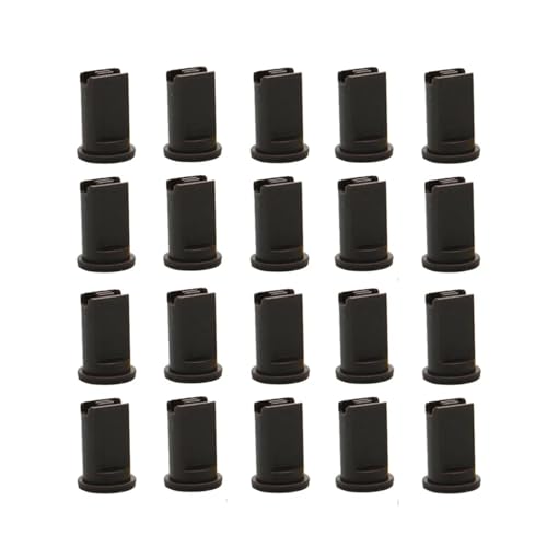 GUOFHUIO 20PCS RC Pflanzenschutz UAV Hochdruck Anti-Drift Flachstrahldüsen Landwirtschaftliche Zerstäubung Sprinklerkopf(Brown 05) von GUOFHUIO