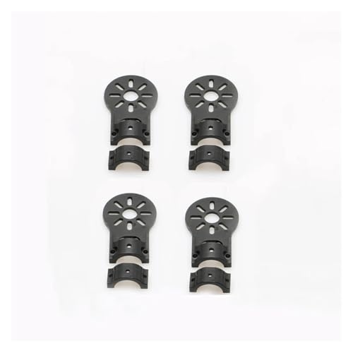 GUOFHUIO 4 STÜCKE 12mm 16mm 18mm 25mm Carbonrohr Motorsitzbefestigung Motorhalterung Halterung for RC Multi-axis UAV Drone Teile(16mm Black) von GUOFHUIO