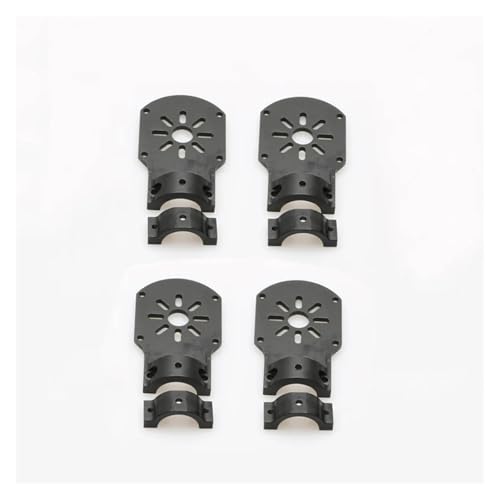 GUOFHUIO 4 STÜCKE 12mm 16mm 18mm 25mm Carbonrohr Motorsitzbefestigung Motorhalterung Halterung for RC Multi-axis UAV Drone Teile(18mm Black) von GUOFHUIO